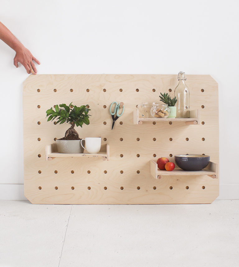 wood republic drewniana tablica pegboard ze sklejki