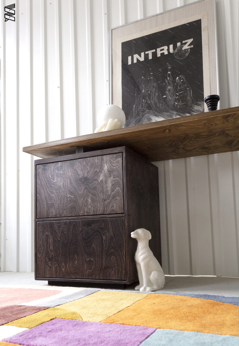 biurko na wymiar, biurko ze sklejki, biurko z szufladami, biurko na zamówienie, biurko drewniane, biurko z drewna, custom desk, customized desk, plywood desk, desk with drawers, tailored desk, wooden desk, handmade