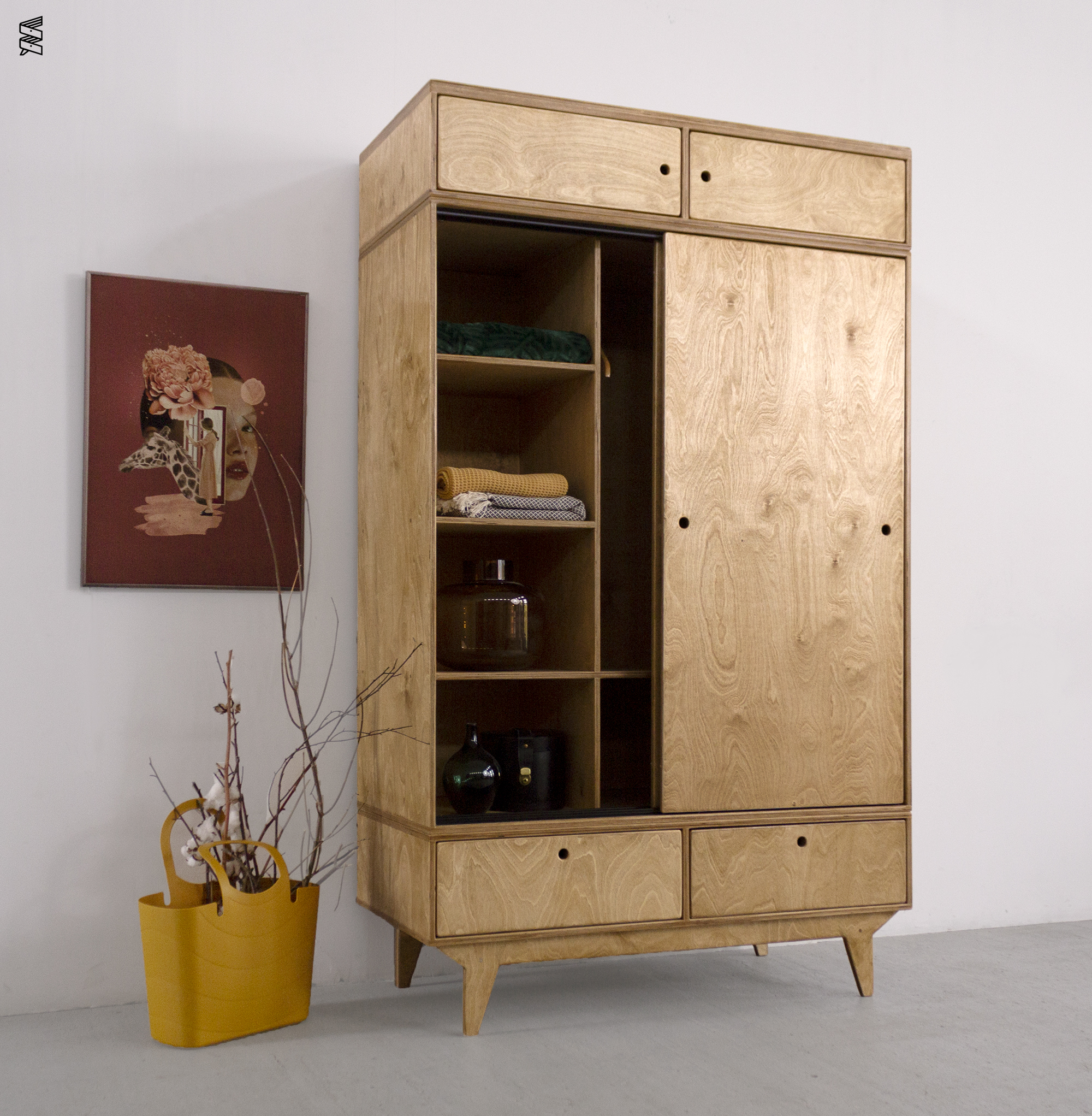 Szafa ze sklejki na wymiar, z drążkiem, szafkami, szufladami i półkami; Custom plywood wardrobe with a hanging rod, cabinets, drawers, and shelves, meble ze sklejki, szafa na wymiar, szafa ze sklejki, szafa modułowa, szafa scandi, szafa z szufladami, szafa z drążkiem, szafa z półkami, mocna szafa, stabilna szafa, szafy na wymiar, szafa do sypialni, szafa do przedpokoju, szafa na ubrania, duża szafa, mała szafa, średnia szafa, szafa z drewna, szafa na zamówienie, garderoba na zamówienie, garderoba na wymiar, szafa narożna, szafa pod skosem, szafa dla dziecka, szafa do pokoju dziecięcego, pawlacz, szafa design, szafa polski producent, szafa dobrej jakości, custom wardrobe, plywood wardrobe, modular wardrobe, Scandi wardrobe, wardrobe with drawers, wardrobe with hanging rod, wardrobe with shelves, sturdy wardrobe, stable wardrobe, custom wardrobes, bedroom wardrobe, hallway wardrobe, clothes wardrobe, large wardrobe, small wardrobe, medium-sized wardrobe, wooden wardrobe, made-to-order wardrobe, bespoke wardrobe, tailor made wardrobe, corner wardrobe, wardrobe for sloped ceilings, wardrobe for children, children's room wardrobe, cloakroom, designer wardrobe, Polish manufacturer wardrobe, high-quality wardrobe, plywood wardrobe, plywood furniture, ply wardrobe, sklep z szafami ze sklejki, bespoke fitted plywood bedroom wardrobe, bespoke ply wardrobes, clothing ply furniture, clothing ply storage furniture, fitted plywood furniture, interior plywood cabinetry, ply wardrobe closet, plywood furniture shop